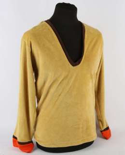 Lost in Space (1960s TV Series).- a mustard coloured sweater with a brown V-neck from the… | Ewbank’s