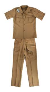 ALIENS (1986) Costume from Hadleys Hope workers, Desert brown heavy material costume in futuristic… | Ewbank’s