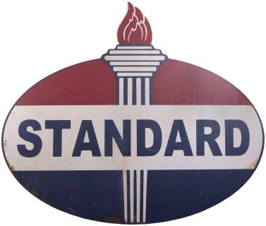 SALEM’S LOT (2024): "STANDARD" SERVICE STATION SIGNAGE PAIR AND "HOURS OF OPERATION" SIGN - SCREEN-USED PROPS. | Hake’s