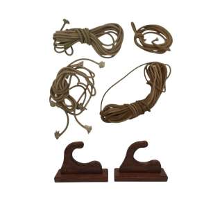 Novocaine Booby Trapped House Screen Used Rifle Holder Hook Set & Bag Of Rope | VIP Fan Auctions