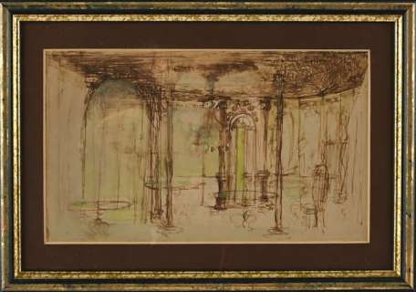 Tony Walton original artwork. Design for the Railway Station Cafe famous from the Noel Coward film… | Ewbank’s