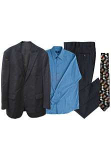 Circa 2009 Steve Carell (Michael Scott) "The Office" Screen-Worn Business Suit Ensemble (4)(NBC Universal COA) | Grey Flannel Auctions