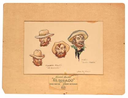 Lot #7008 - El Dorado Original Costume Design by Joe De Yong