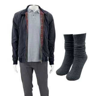 Scream VI Ethan Landry (Jack Champion) Screen Worn Coat, Polo Style Shirt, Pants & Socks Ch 2 Sc 31-75 | VIP Fan Auctions