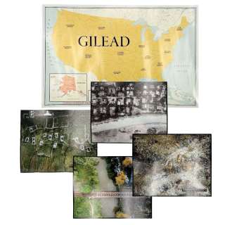 The Handmaid’s Tale Mark Tuello & Moira Screen Used Map & (4) Pictures Ep 601 | VIP Fan Auctions