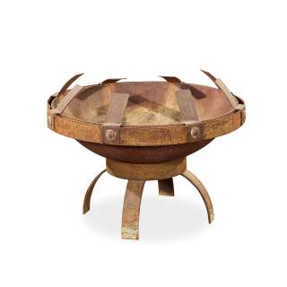 Production-Used Metal Fire Pit from Survivor - 3ft x 3ft - ImagineNationTVC LOP | Goldin