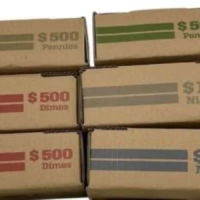 Lot 25: Play Dirty Screen Used (6) Coin Boxes | VIP Fan Auctions