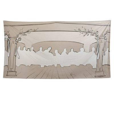 Lot 1: Eternity Joan & Luke Screen Used Archive Tunnel Dance Hall Backdrop | VIP Fan Auctions