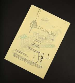 Outlander | Outlander Charity Script Auction - Maria Doyle Kennedy’s Cast Autographed Script - Episode 402 ’Do No Harm’ Yellow Draft | Propstore