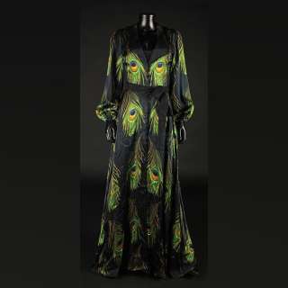 Dracula - Lot 286 - Lady Jayne Wetherby (Victoria Smurfit) Peacock Feather Pattern Costume