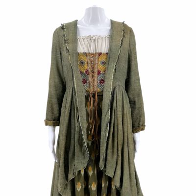 Lot 35: Wuthering Heights Zillah (Amy Morgan) Screen Worn Over Robe, Blouse & Skirt Ch 2 Sc 6, 8, 9 | VIP Fan Auctions
