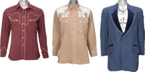 Mel Tillis Group of (2) Custom Made Shirts and (1) Tuxedo Jacket. | Heritage