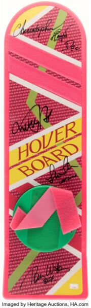 Back to the Future Part II (Universal, 1989), Cast Signed Hoverboard. | Heritage