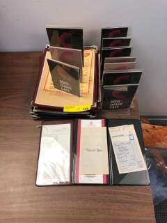 Large group of restaurant menus, displays & checks from the popular sci-fi tv series | Direct Liquidation