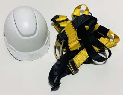 Lot 9 - Greenland (2020) - John Garrity Hardhat and Safety Harness