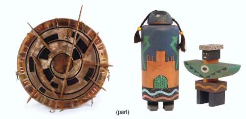 Star Trek - Lot 295 - NATIVE AMERICAN-STYLE ART FROM CHAKOTAY‘S QUARTERS AND OFFICE