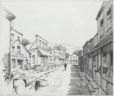 A High Noon production sketch | Bonhams