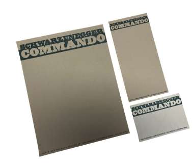 Lot 62 - Commando (1985) - Stationary Paper From Producer‘s Joel Silver‘s Desk