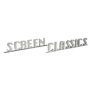Highly Visible "Screen Classics" Exterior Studio Signage from Ed Wood. | Bonhams