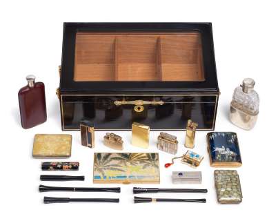 The Crown - Lot 429 - Vanessa Kirby, Helena Bonham Carter & Lesley Manville (as Princess Margaret): A selection of character smoking props used across seasons and actors (qty)