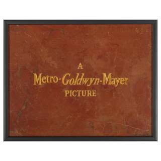A Vintage Pacific Title Card for Metro-Goldwyn-Mayer | Bonhams