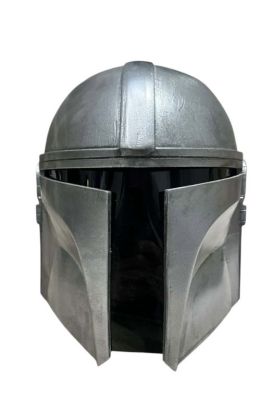 Lot 242 - Star Wars - The Mandalorian (2019-) - Din Djarin Season 1 Helmet Lighting Stand in - Art Department | Hanlin Auction Service