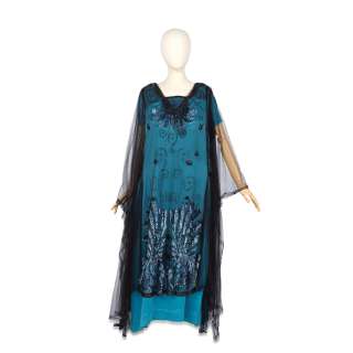 Lot 230 - Shirley MacLaine (as Martha Levinson): Two evening dresses, in teal and seafoam green Season 4, Episode 9 6