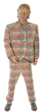 Lot 1579 - "Neelix" costume on custom form from Star Trek: Voyager.