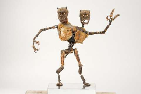 Two-headed giant puppet from Jack the Giant Killer | Profiles in History