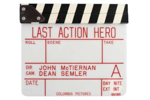"Last Action Hero" Original Production Clapperboard | SXV