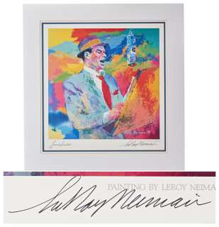 LeRoy Neiman Signed Lithograph of ’’Frank Sinatra Duets’’ | Nate Sanders