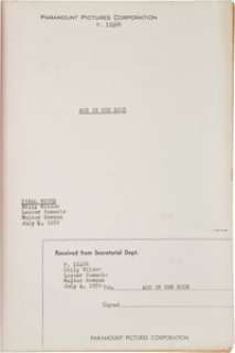 Ace In the Hole Final Draft Script.... | Heritage
