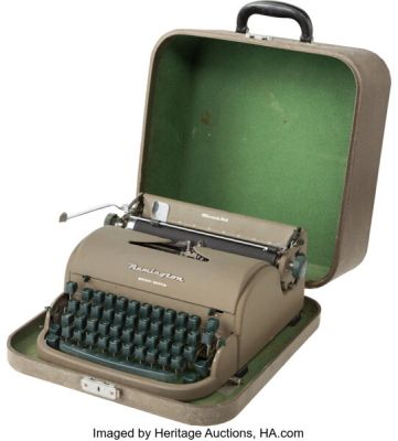 Legendary Writer Richard Matheson’s Personal Manual Remington Typewriter Used to Write I am Legend, The Shrinking Man, The Twilight Zone (16 classic episodes), The Alfred Hitchcock Hour, and Numerous Other Screenplays, Novels, and Short Stories. | Heritage
