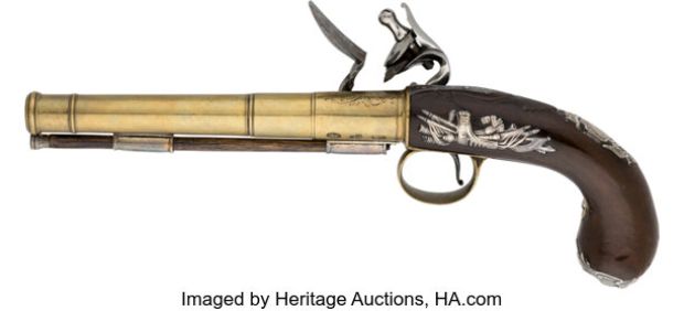 David Schofield "Ian Mercer" Hero Queen Anne Flintlock from Pirates of the Caribbean: At World’s End (Walt Disney, 2007). | Heritage