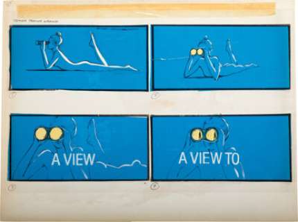 Maurice Binder Original Teaser Trailer Storyboard Sequence Artwork for A View to a Kill (Eon Productions, 1985). (Total: 3 Items) | Heritage