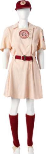 A League of Their Own (Columbia, 1992), City of Rockford Peaches Group of (6) Uniforms. (Total: 6 Items)