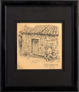 Robert Crumb - Placemat Illustration Original Art (2001). | Heritage