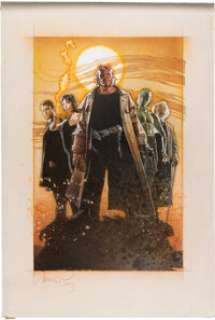 Hellboy (Columbia, 2004), Drew Struzan Original Poster Concept Art.