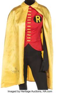 Batman (TCF TV, 1966-1968), Jill St. John "Molly" Robin Disguise Ensemble Signed by Burt Ward and Jill St. John.