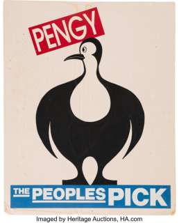 Batman (TCF TV, 1966-1968), Burgess Meredith "Penguin" Mayoral Campaign Posters.