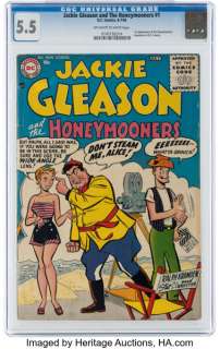 Jackie Gleason and the Honeymooners #1 (DC, 1956) CGC FN- 5.5 Off-white to white pages. | Heritage
