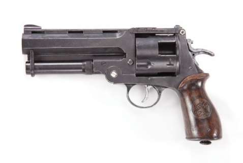 Lot 1127 - Ron Perlman Hellboy hero Samaritan pisol from Hellboy