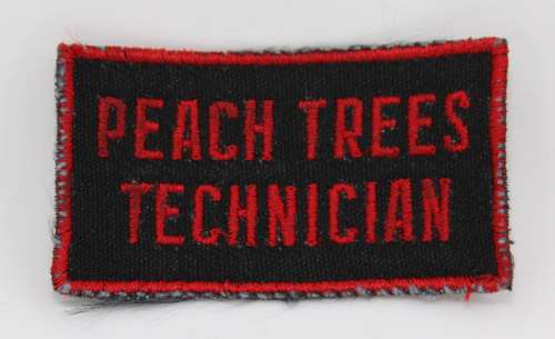 Dredd Production Used Peach Trees Technician Movie Wardrobe Patch - 2012 | SWAU