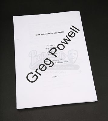 Pride And Prejudice And Zombies | Script | Propstore (Buy Now)