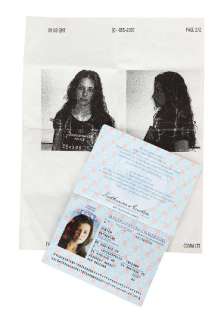 LOST - Lot 123 - Kate‘s U.S. passport and police mug shot printout