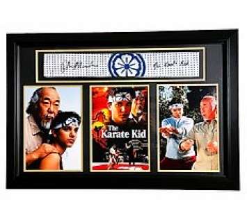 The Karate Kid | The Karate Kid - Ralph Macchio (Daniel LaRusso) - Autographed Tenugui Miyagi Headband - Framed display, with COA | Catawiki