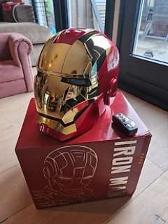 Marvel: Iron Man | Marvel: Iron Man - New in box - Mark V Mk5 Helmet with LED - Cosplay Prop - Autoking | Catawiki