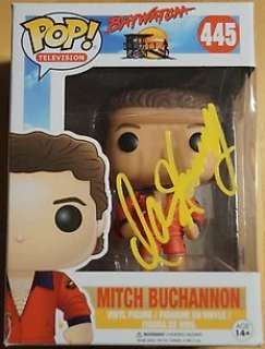 Baywatch | Baywatch - Fantastic rare autograph from David Hasselhoff as Mitch Buchannon - Funko Pop - Autograph, signed in person with COA from Beckett | Catawiki
