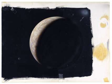 STAR WARS: A NEW HOPE (1977) - Lot 325 - Hand-painted Ralph McQuarrie "Tatooine in Shadow" Matte Painting Concept Illustration