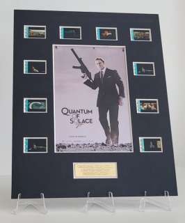 James Bond 007: a Quantum of Solace | James Bond 007: A Quantum of Solace - Framed Film Cell Display with COA | Catawiki